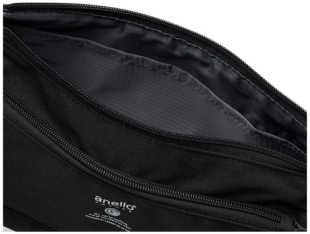 Anello Grande CABIN GTM0173Z Mini Shoulder Bag, Lightweight, Water-Repellent, and with Multiple Storage Spaces, Dark Black