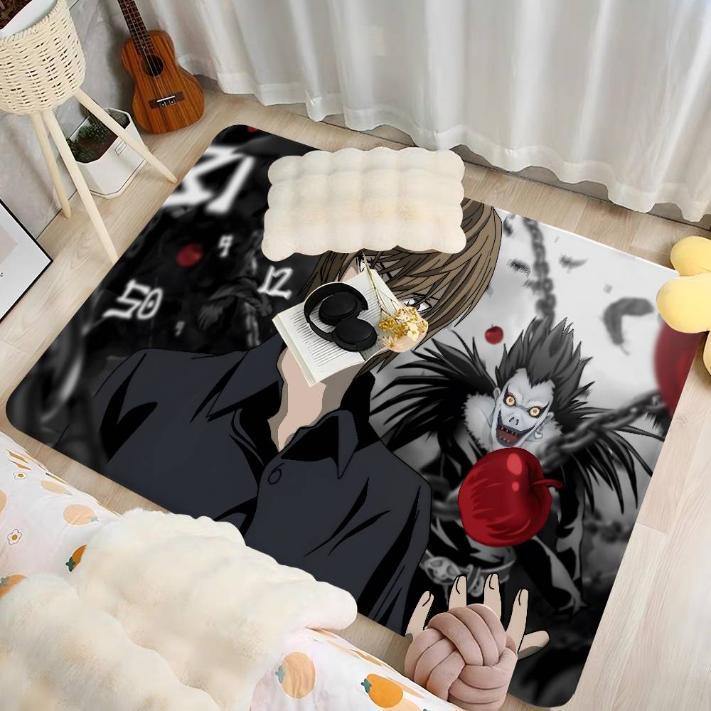 Anime Death Note Bathroom Mat Kids Room Bedroom Decoration Balcony Anti-Slip Doormat Living Room Welcome Rug