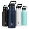 FJbottle 1.2 Liter Vacuum Insulated Stainless Steel Water Bottle, Keeps Hot or Cold, Direct Drinking, Simple, Stylish, Lightweight, Thermos Flask, Per