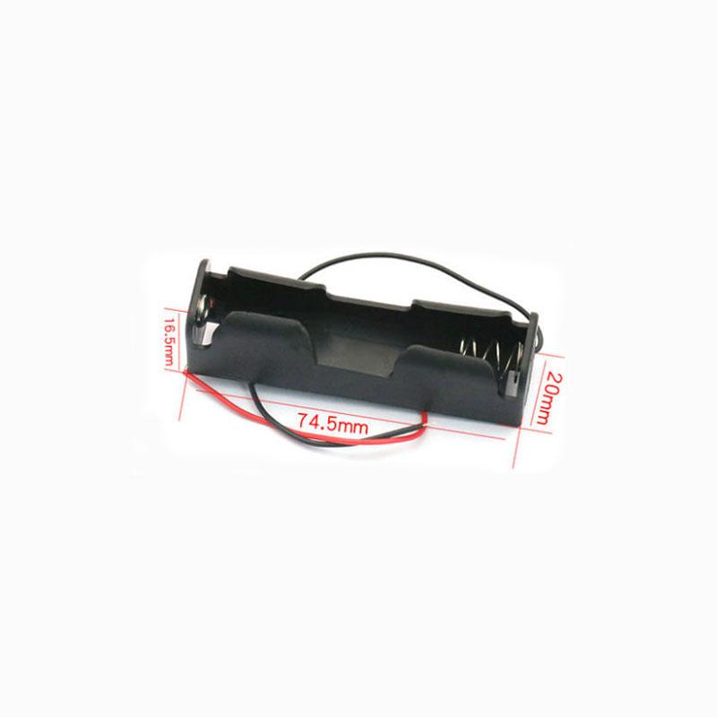 1PC18650 With Switch And Cover Battery Holder 1/2/3/4/Section 9v 6F22 Stacked Square Battery Holder DIY Experiment Welding Free