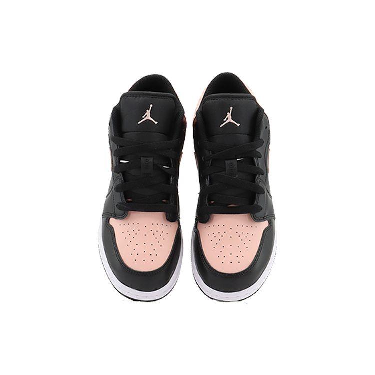 Air Jordan 1 Low GS Crimson Tint Kids Sneakers Pink Black Hyper-Pink 553560-034