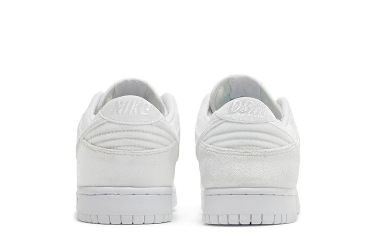 Men's Sneakers Nike Dunk Low Dover Street Market Triple White Velvet White/White/White