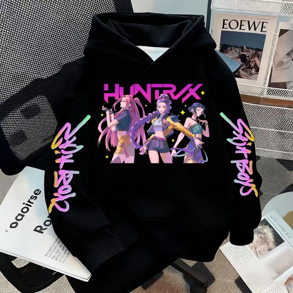 Повседневная модная толстовка KPOP с принтом, теплая зимняя толстовка, детская толстовка в стиле хип-хоп, спортивная одежда, высококачественная толстовка для девочки