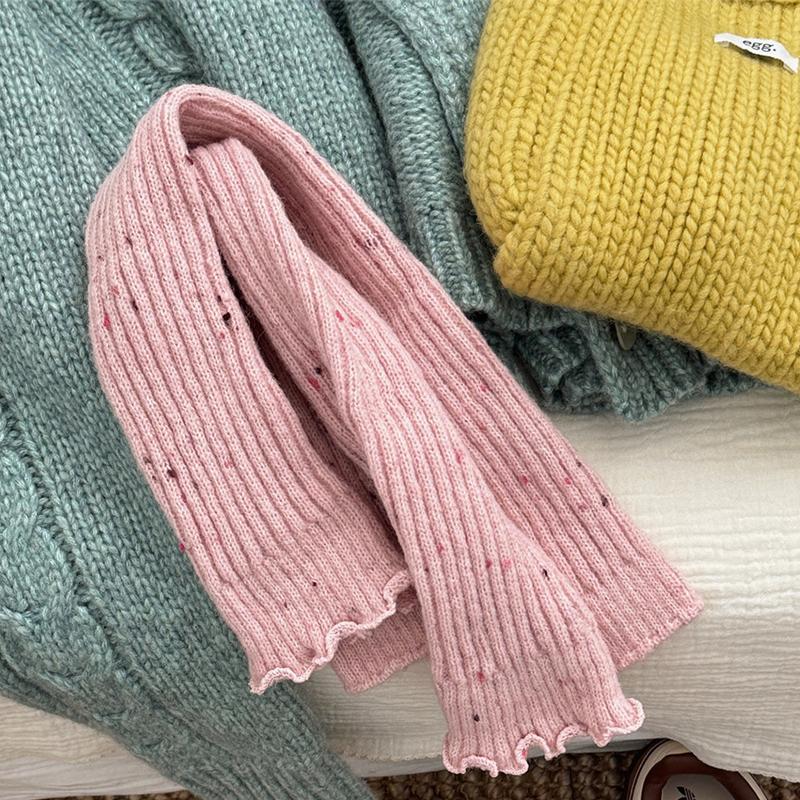 Женские милые милые Y2k теплые зимние и осенние цветные гетры в горошек, чехлы для лодыжек