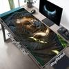 Tiger Art Xl Gaming Mouse Pad Nonslip Rubber Base Stitched Edge Waterproof Desk Mat For Pc Laptop Gamer Office Computer Accessories C929389