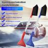 Ergonomic 2-in-1 Ice Scraper Auto Snow Brush Car Snow Removal Brush Car Foam Grip Snow Removal Tool Vehicle Accessories