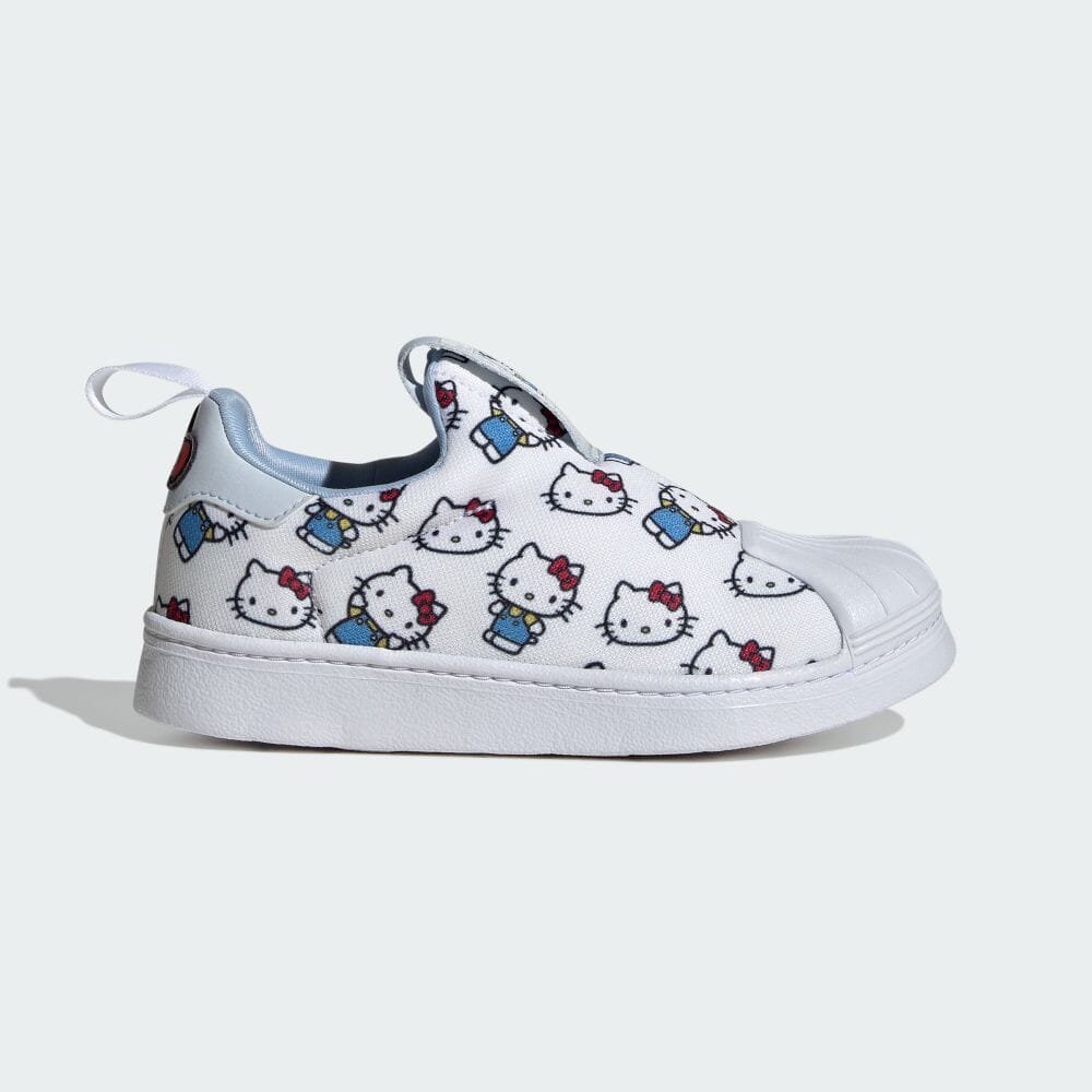 Adidas SST 360 HELLO KITTY KIDS Footwear White Sneakers ORIGINALS Kids / Children's IF7020 Footwear White/Halo Blue/Glow Blue