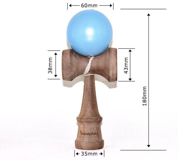 DAMAKEN Street Stylish and Pattern for a Stylish Improve Your Chances of Success with Freestyle Wooden Toy Makes a Great Striped Model and Kendama