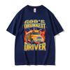 Gods Drunken Driver Funny Meme Tshirt Men Casual Humor Oversized Short Sleeve Tops T Shirts Male Vintage 100 Cotton Tshirts
