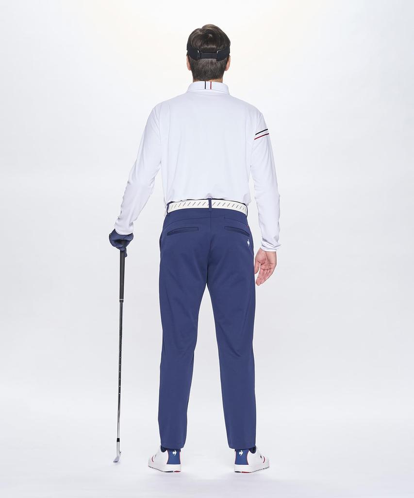 Штаны Coq Sportif Golf с защитой от пота и УФ-излучения на каждый день NV00 [Le Golf], длина 9/10, слаксы, влагоотводящие, высыхающие, эластичные, защита, использование, гольф, LG5SLP50M,