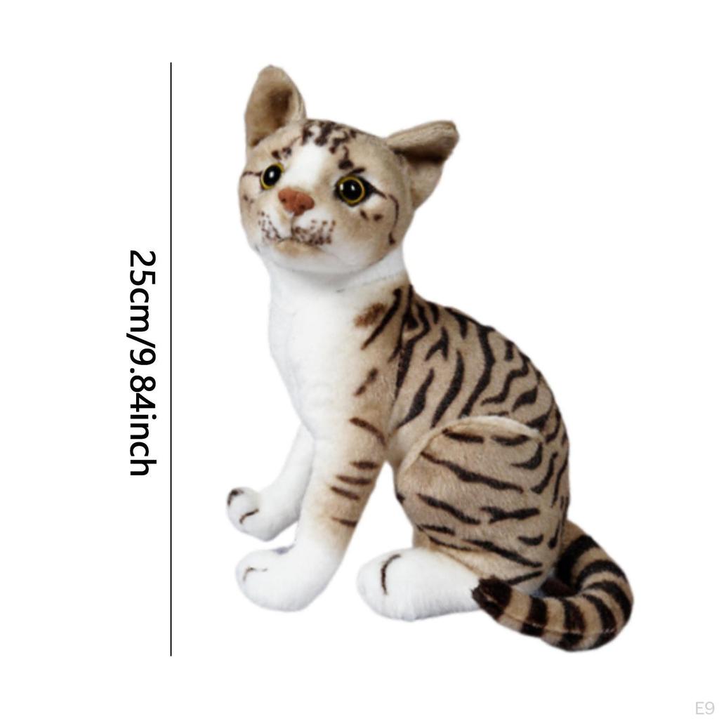 Мультяшная плюшевая кукла-кошка с длинными хвостами для мальчиков и девочек