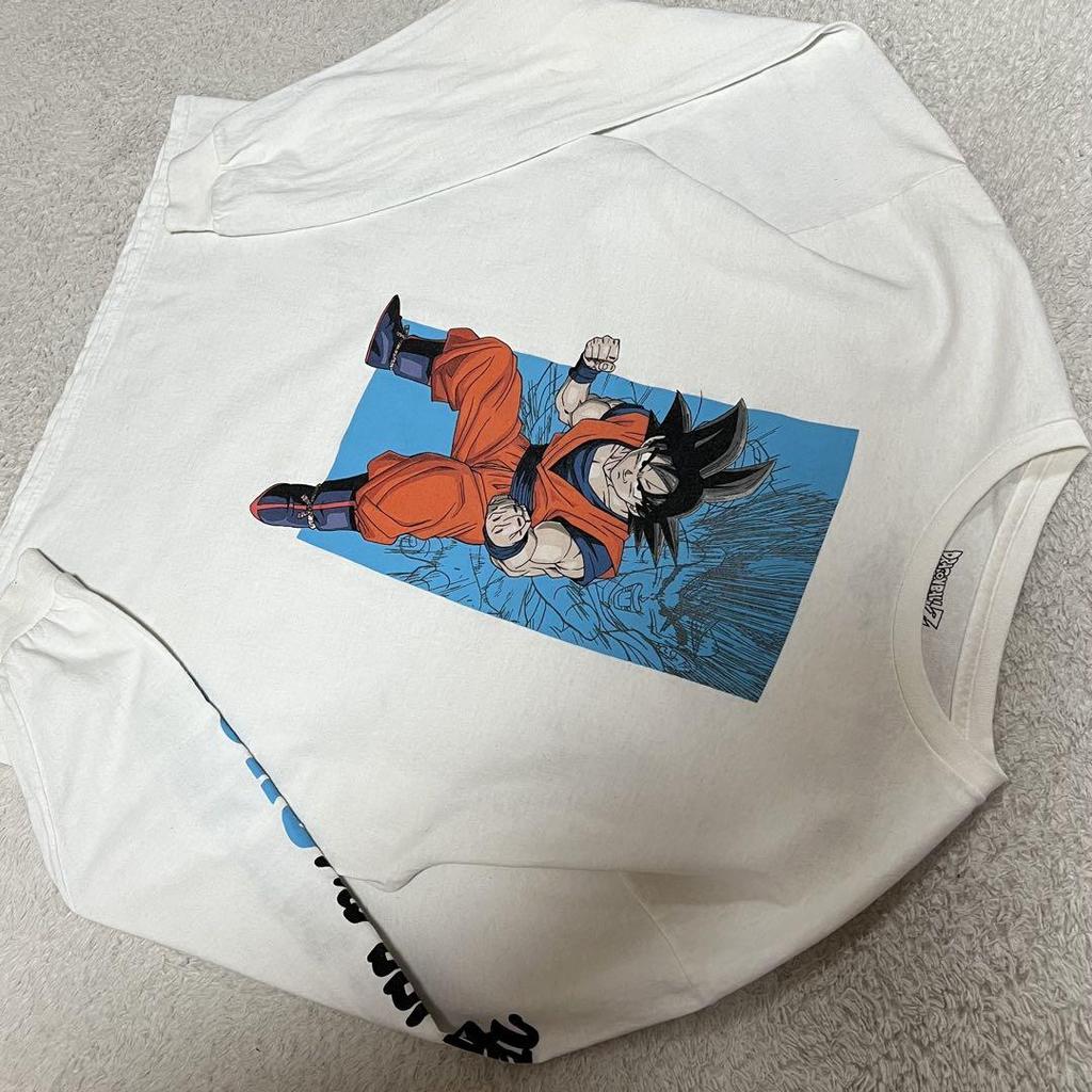 [Б/У] 00-е DORAGONBALL Z Лонгслив с принтом рукавов Сон Гоку Мужской L