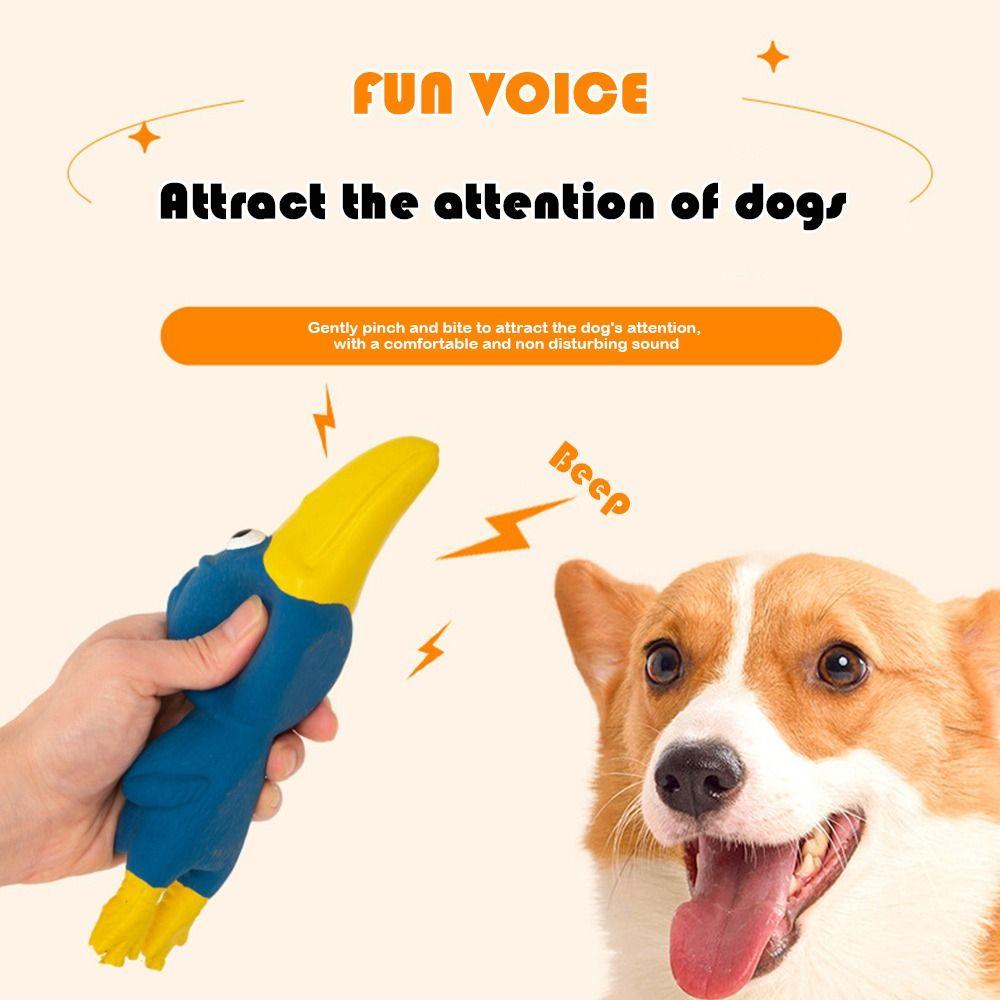 Забавные латексные кричащие игрушки-курицы, устойчивые к укусам, интерактивные игрушки для игры, пищалки для собак, безопасная игрушка для домашних животных для собак для чистки зубов