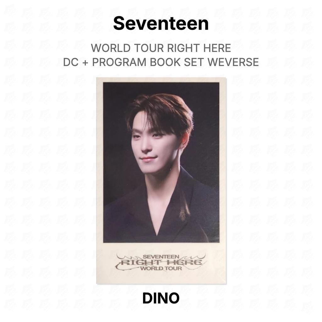 Seventeen МИРОВОЙ ТУР ПРЯМО ЗДЕСЬ DC + НАБОР ПРОГРАММЫ WEVERSE Официальная фотокарточка