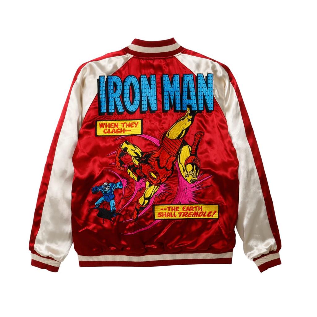 Small Planet Marvel Reversible Sukajan Iron XL Jacket, Man,