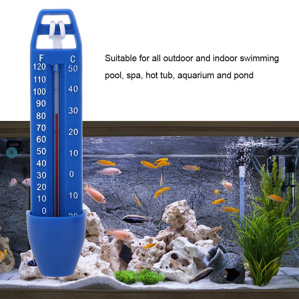 Pool Floating Thermometer Water Thermometer with String Swimming Pool Spa Bathtub