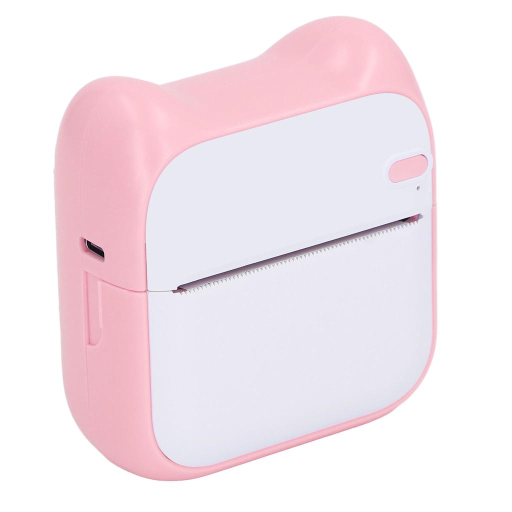 Мини-карманный принтер с 5 рулонами бумаги Bluetooth-принтер термопечатающая машина для фото этикеток