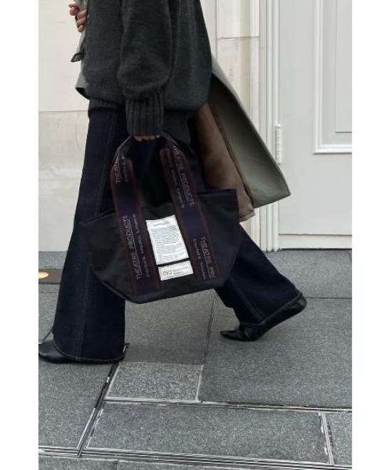 THEATRE PRODUCTS Квадратная сумка-тоут из нейлона с жаккардовой лентой, Размер FREE, CL220308