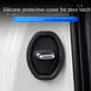 Car Door Lock Buckle Cover Anti-collision Silicone Protective Set Soundproof Shock Absorbing Pad External Accessories Universal