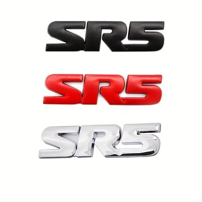 3D Металлическая Эмблема Логотипа SR5 Значок Наклейка на Автомобиль Аксессуары Автомобильные Инструменты Подходит для Всех Моделей