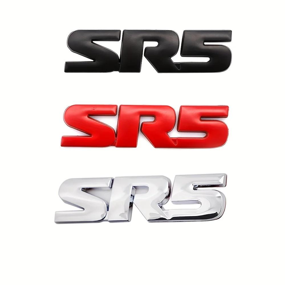 3D Metal SR5 Logo Emblem Badge Car Sticker Accessoriescar Tools Suitable for All Models