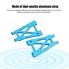 2PCS Aluminum Alloy Rear Lower Swing Arm Fit for   4  Optima 1Celsius10 RC Off Road Vehicle(Blue )