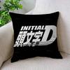 Initial D Лавка тофу Фудзивары Персонализированное изображение Текст Домашние декоративные подушки Бытовые подарки 45x45 см