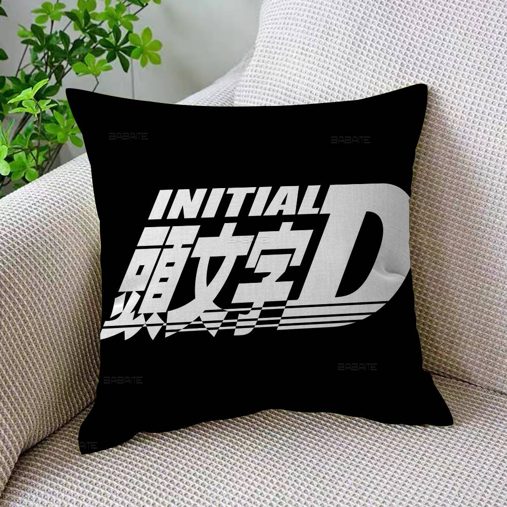Initial D Лавка тофу Фудзивары Персонализированное изображение Текст Домашние декоративные подушки Бытовые подарки 45x45 см