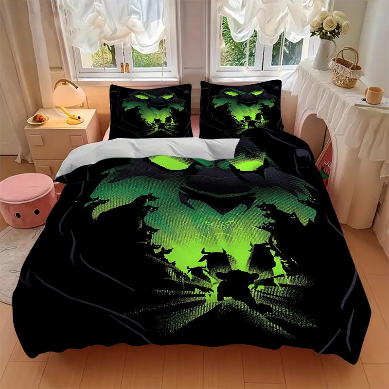 3Pcs Monster Forest Adventure Bedding Sets For All Sizes New 3D Printed Bed Cover Comforter Duvet Cover Pillowcase Bedroom Decoration