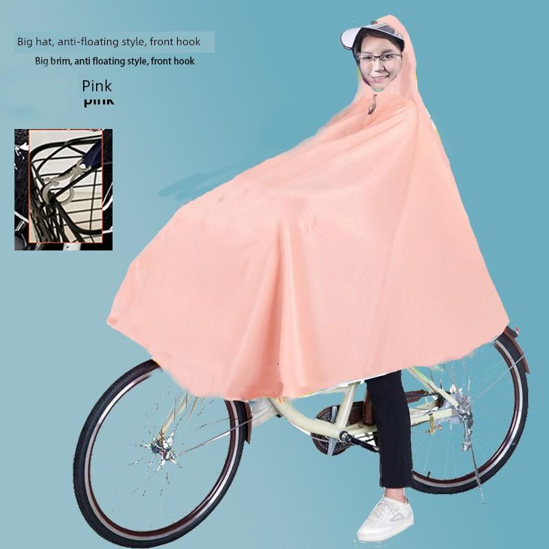 Extra Large and Thickened Bicycle-Specific Rain Poncho, Made of High-Quality and Durable Oxford Cloth, Suitable for Middle School Students, Raincoat