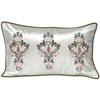 Vivienne Gold Flower Embroidery Rectangular Cushion with Filling (Vivienne) [30x50cm Cushion] 82100CU-GD