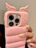 Fashion Love Heart Wing Soft Silicone Phone Back Cover For iPhone 16 Pro Max 17 15 13 14 Case