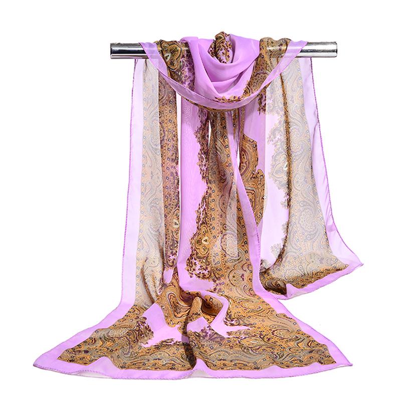 Весна/лето Новый женский шелковый шарф 50 * 160 см Имитация шелкового твила квадратный шарф Модный принт большой квадратный шарф профессиональный шарф