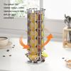 2025 Dolce Gusto Pod Holder Stand Rack Display 360° Rotatable Coffee Capsules Plating Black Metal Holders For Capsules Dispenser