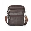 Men's New Genuine Leather Crossbody Bag Vertical Trendy Multifunctional Shoulder Bag Briefcase Casual Travel Messenger Bag