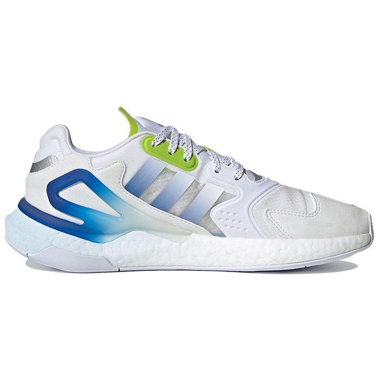 adidas Кроссовки унисекс Day Jogger White Polar Blue Cloud-White Sky-Tint Acid-Mint GW4912