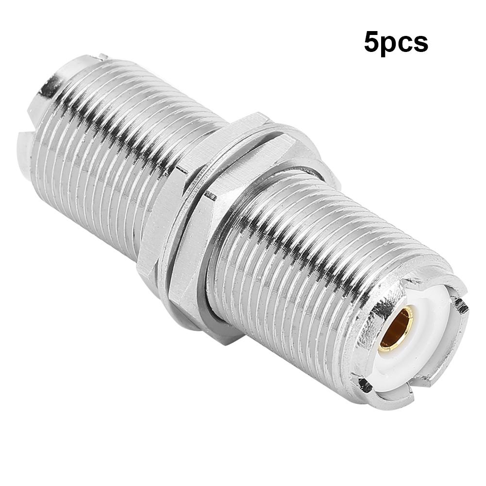 5 шт. SO239 UHF «мама-мама» Разъем RF-адаптера для 2 вилок PL259