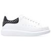 Alexander Mcqueen Кеды оверсайз с шипами 'Белый Черный' Женские 666406WHTQQ9089