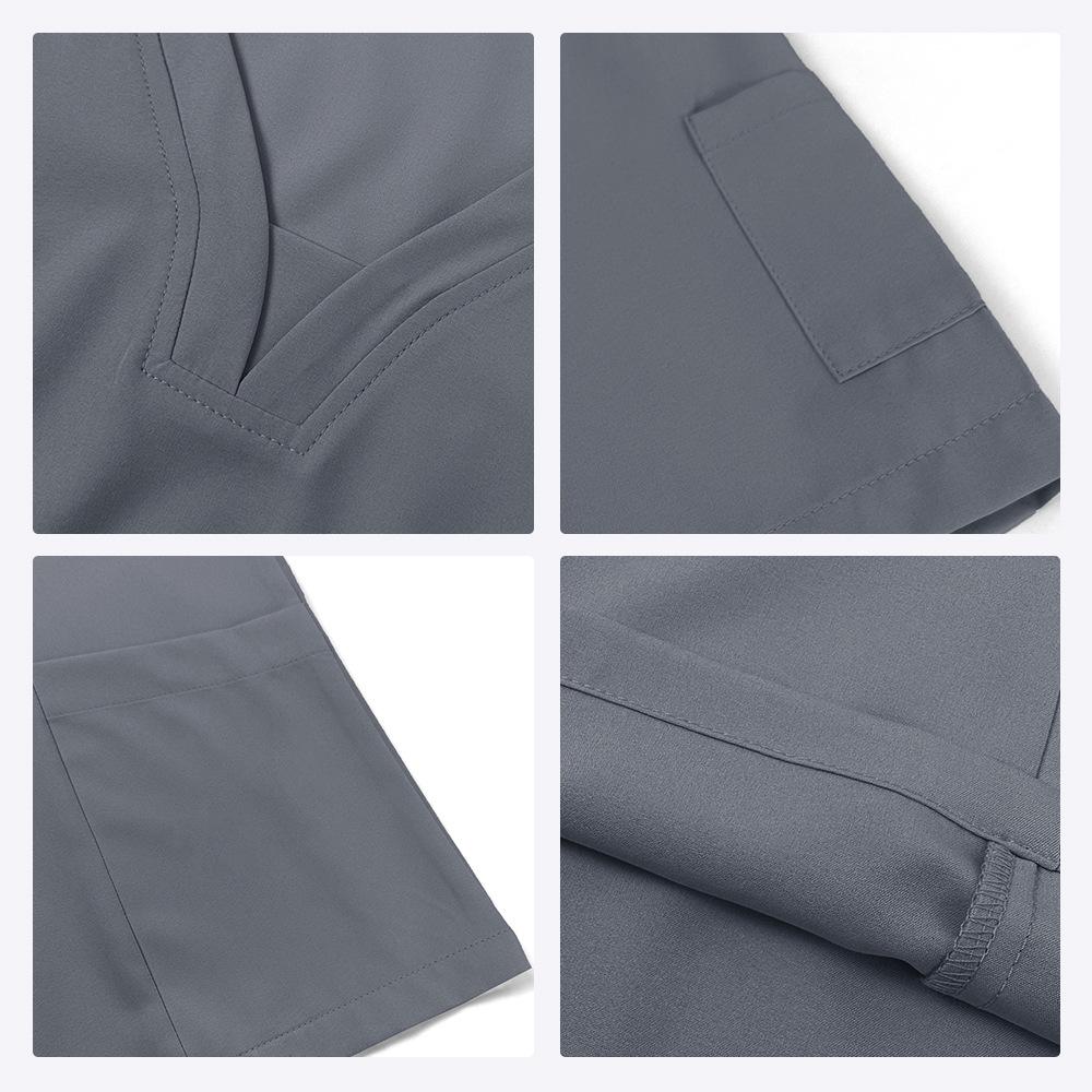 Многоцветный медицинский рабочий костюм Nianqing: Повседневная, свободного кроя униформа врача/медсестры, доступны большие размеры