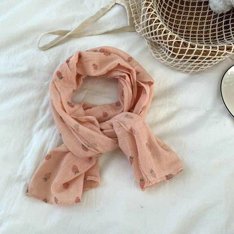 Детский шарф с принтом, шарф для маленьких мальчиков и девочек, зимние аксессуары, шаль, теплые детские хлопковые льняные шарфы для малышей