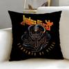 Классическая группа Judas Priest Наволочка Мягкая Легко стирающаяся Подушка Универсальная для Дивана Кровати Путешествий и Офиса