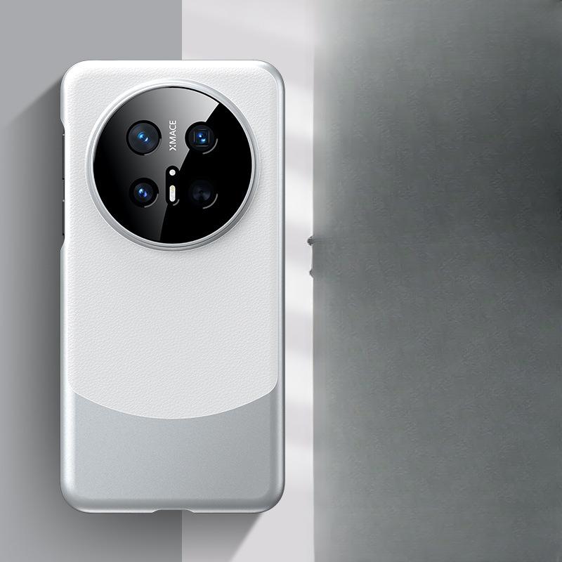 A High-end M70rs All-inclusive Anti-drop Plain Leather Case Suitable for Huawei Mate70pro Phone Case Assembly