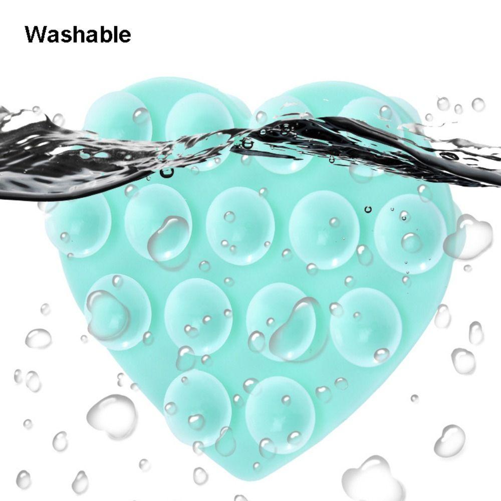 Washable Sucker Support Heart-shape Mobile Phone Fixed Pad New Phone Accessories Universal