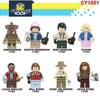 8 шт./комплект Микрофигурки Stranger Things Совместимые Игрушки Строительные Блоки CY1001