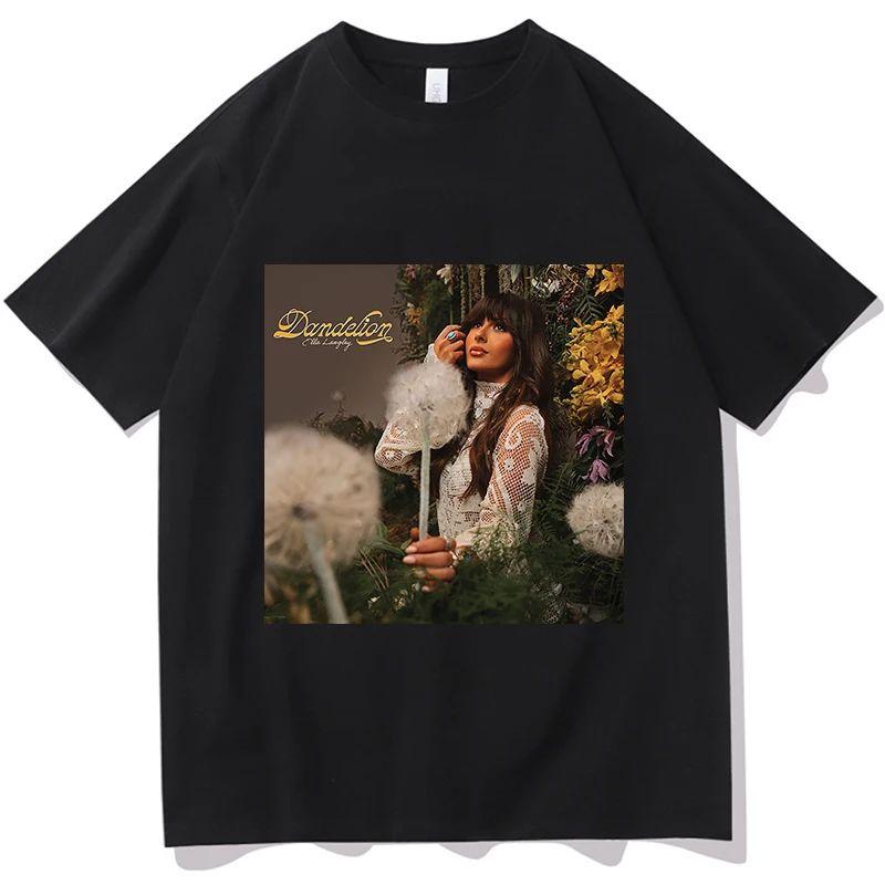 Summer Y2k Clothing Ella Langley Loving Life Again Tour 2026 Album Tshirts Fashion Round Neck Short Sleeved Casual Loose Tee