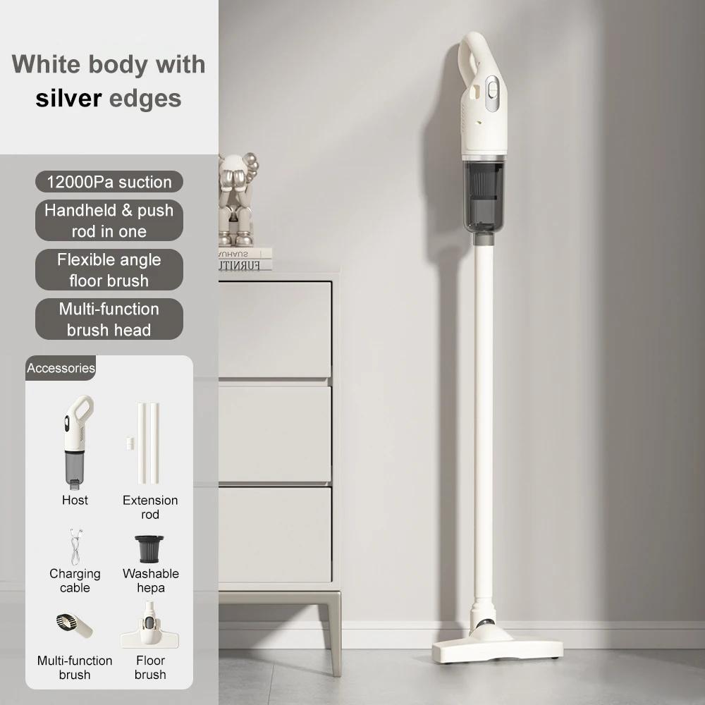 Беспроводной комбинированный пылесос и швабра с многорежимной очисткой, вращающаяся на 90° щетка для глубокой очистки, легкий, обеспечивающий чистоту дома