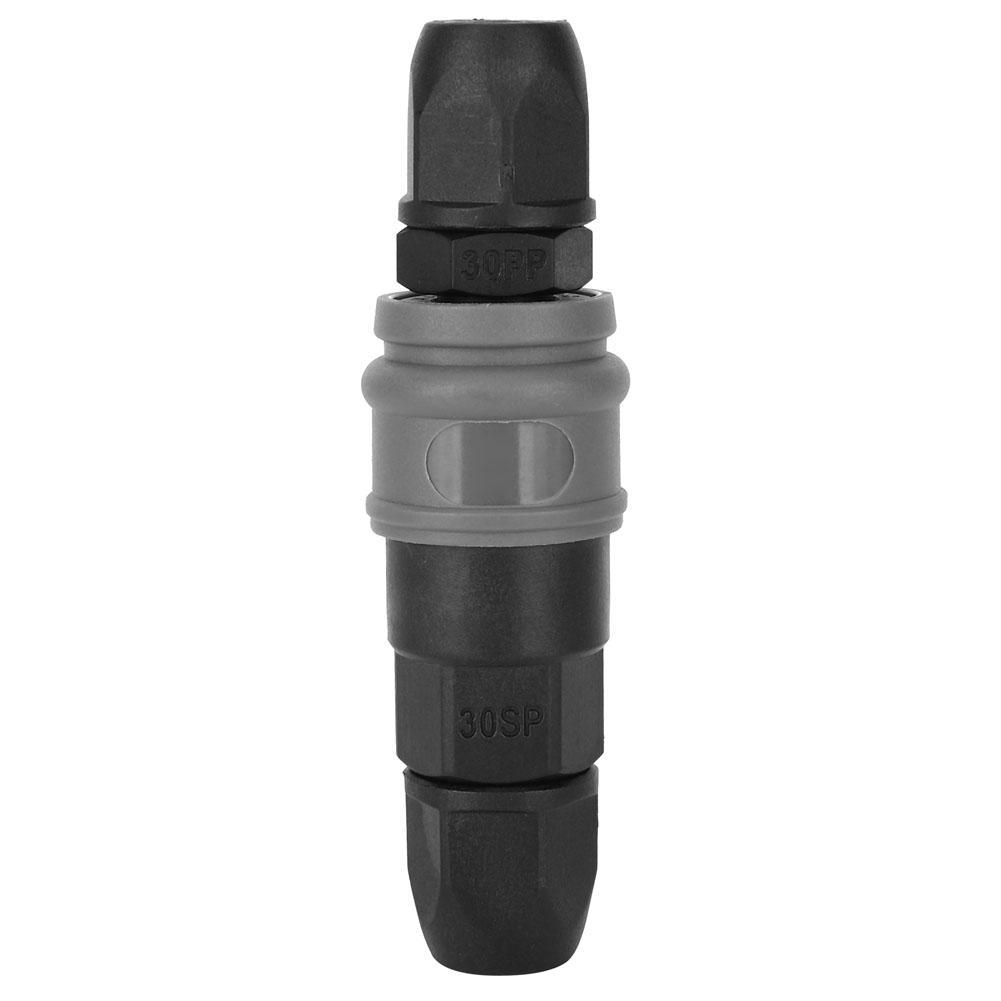 10PCs Plastic Steel Quick Connector C Type SpPP Self Locking Mechanical Accessory for 8 10 12mm PU Pipe(10mm(30) )