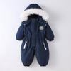 Winter Children Clothing Set Thicken Baby Boys Jumpsuit Plus Velvet Baby Ski Suit Warm Boys Overalls Bodysuit for Girl 1-4 Years