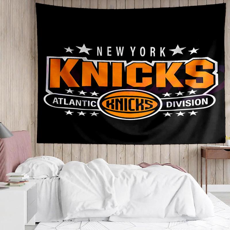 Knicks logo Tapestry for Bedroom Aesthetic Classroom Tapestries Wall Hanging for Living Room Dorm Office,Ideal Creative Gift