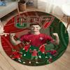 Круглый ковер Cristiano Ronaldo, Ковер для гостиной, спальни, дивана, игровой комнаты, Нескользящий коврик для пола